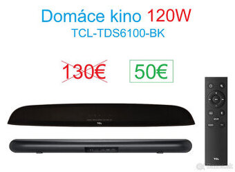 Domáce kino Soundbar 120W TCL-TDS6100BK