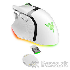 Nová bezdrôtová herná myš Razer Basilisk V3 Pro biela