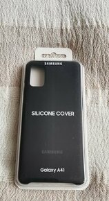 Obal zadný na Samsung a41 čierny originál Samsung