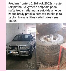 Predám Opel Frontera