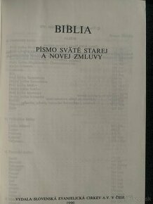 Biblia, spevniíky  s iné náboženské