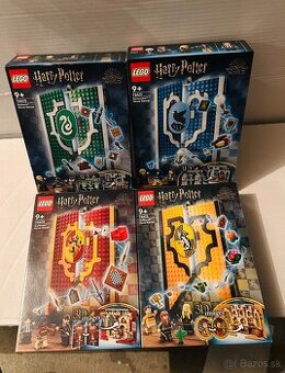 Kompletná kolekcia LEGO Harry potter House banner