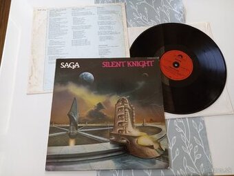 SAGA  „Silent Knight “ / Polydor1980/ nadherny ob+orig. vnut