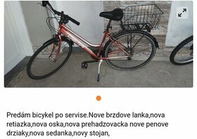 Predám bicykel po servise.