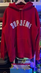 Supreme Chenille Arc Logo Hooded, XL - 1