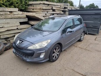 Peugeot 308,1.6hdi,80kw,2010,SW,6kvalt,panorama, aul