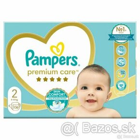 plienky : Pampers premium care 2 136.kusové.bal