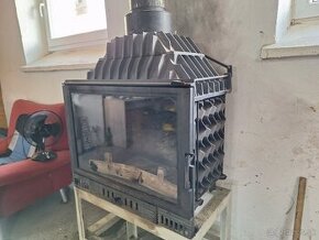 Krbová vložka 15kw plus komín a podstavec