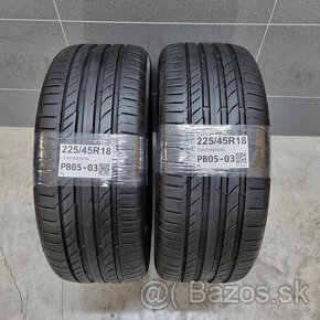 Letné pneumatiky 225/45 R18 CONTINENTAL