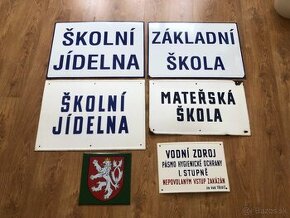 SOCIALISTICKÉ STAROŽITNÉ SMALTOVANÉ CEDULE ZO ZBIERKY