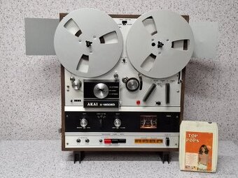 AKAI X-1800SD CARTRIDGE / REEL TO REEL TAPE RECORDER