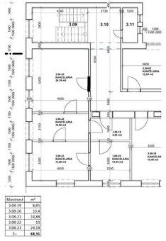 Na prenájom kancelária s parkovaním,68m2, Južná Trieda, Koši