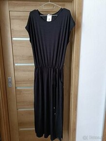 Čierne dlhé letné šaty