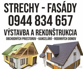 Stavebné  práce ... Strechy Fasády Rekonštrukcie ..