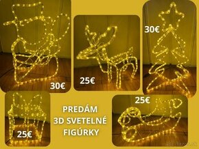 3D svetelne figurky