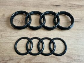 Kruhy audi Cierne logo AUDI  AUDI A4 B6 B7 2004-2009 TT - 1