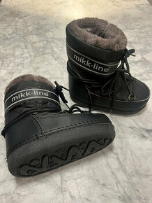 Mikk-LINE SNOW BOOT SNEHULE - BLACK, velk. 26-28