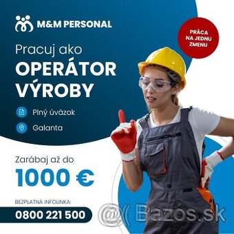 Operátor výroby