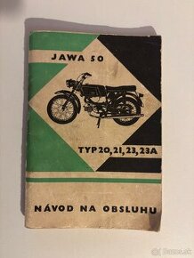 Jawa 50 typ 20,21,23,23A Návod na obsluhu