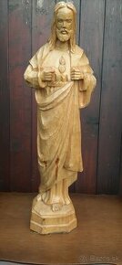 Pán Ježiš drevená socha drevorezba svätá