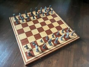 Historické Starožitné Šachy Vintage Retro