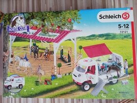 Schleich mobilna veterina a jazdiaren 72121