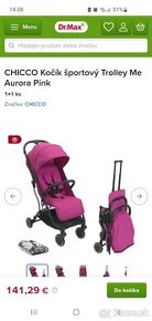 CHICCO - TROLLEY - AURORA PINK