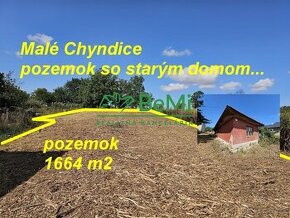 Pozemok so starším domom v obci Malé Chyndice ID 239-14-MIGa