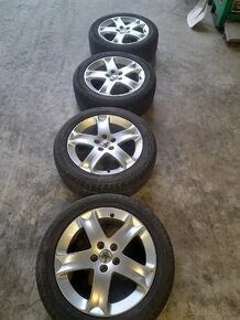 Predam original kolesa peugeot s gumami na leto 215/55 r17