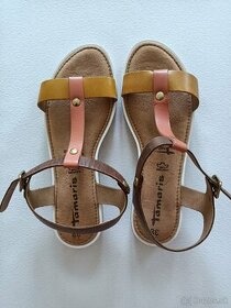 Dámske kožené sandále Tamaris č. 38 - 1