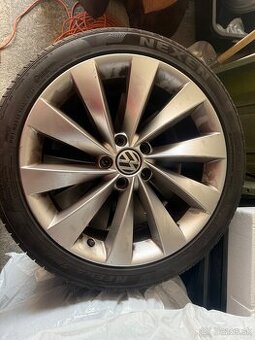 VW Interlagos 5x112 8x18 ET41 + letné pneumatiky