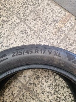 Predam letné jazdené pneumatiky 225/45 R17