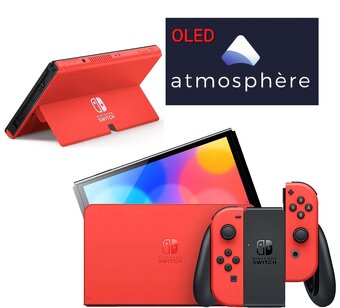 Nintendo Switch OLED 1TB Mario Red Edition Atmosphère/Hekate