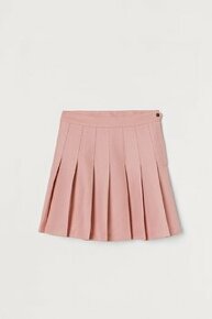 Skladaná sukňa dusty pink - 1