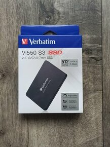 SSD disk Verbatim VI550 S3 512GB 2.5" SATA III - NOVÝ
