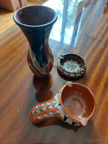 Bulharska keramika-vaza,popolniky - 1