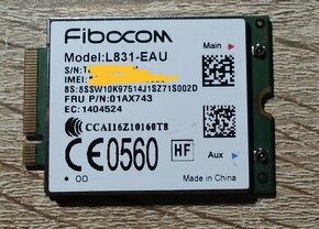 Lenovo Fibocom L831-EAU 4G LTE WWAN CARD