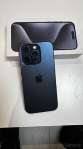 iPhone 15 pro Blue titanium 128gb