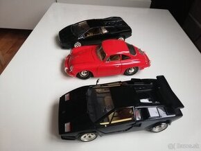 1:18 poskodene Lamborghnini Countach, Diablo ,Porsche