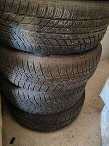 Plechové disky 5x112r15 so zimnými pneu 195/65r15