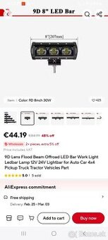 Led reflektor 12-24v