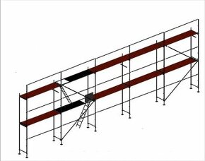 Fasádne lešenie  6x15m - 1