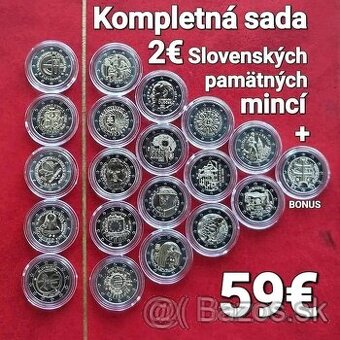 2€ SLOVENSKÉ pamätné mince