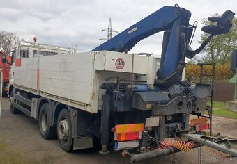 EUR4 6x2 MAN 6.7m+HR 13m Palfinger vidle rotátor