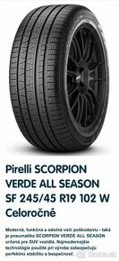 Pirelli SCORPION VERDE ALL SEASON SF 245/45 R19 102 W
