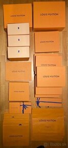 Louis Vuitton krabice a tašky