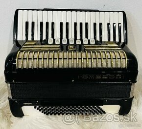 Predám krásny  akordeón Hohner VERDI II 96 basový