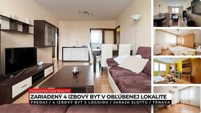 4 izbový byt 100,5 m2 s loggiou, Juraja Slottu, Trnava