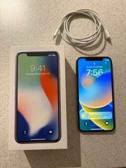 Iphone X silver 256g