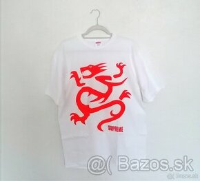 Supreme White Dragon Tee